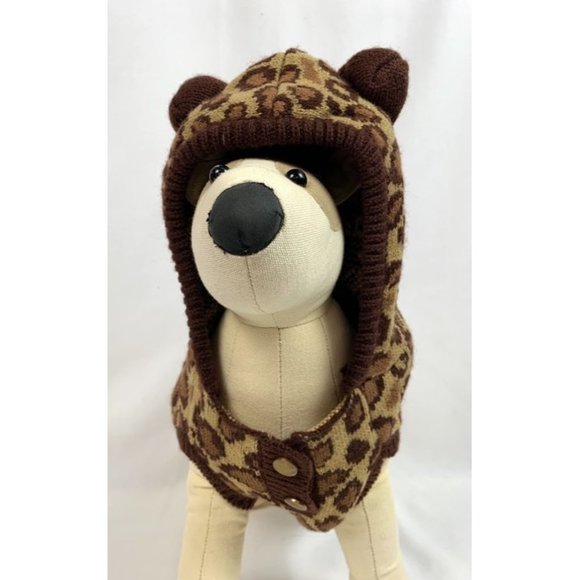 Dogo Leopard Sweater Dog Hoodie in size L, 15" NWT - Picture 4 of 5